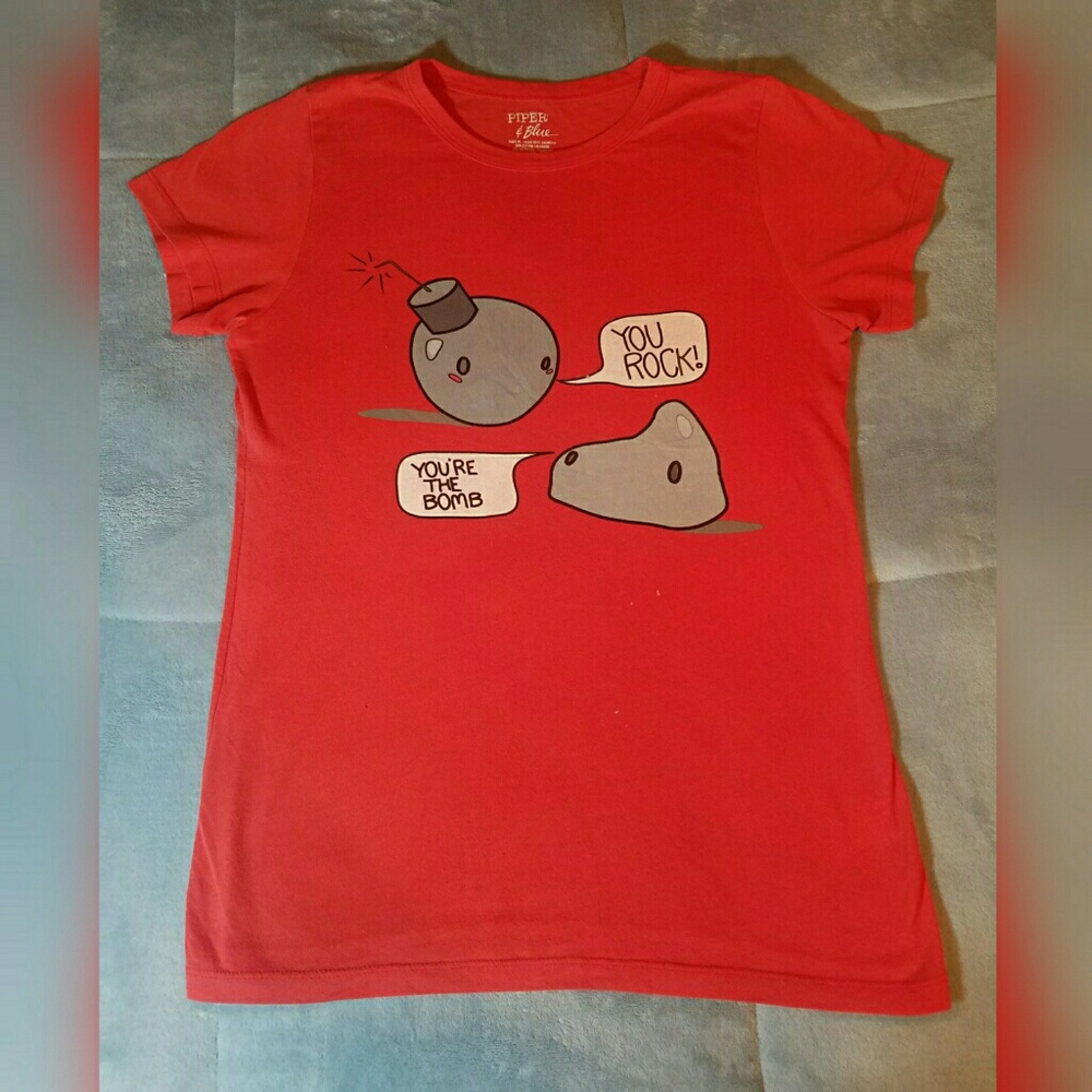 4/$20 You rock! You're the bomb! T shirt